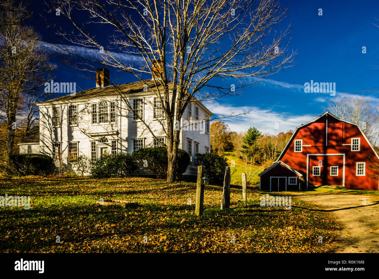 Maison Sumner-Carpenter   Eastford, New York, USA Banque D'Images