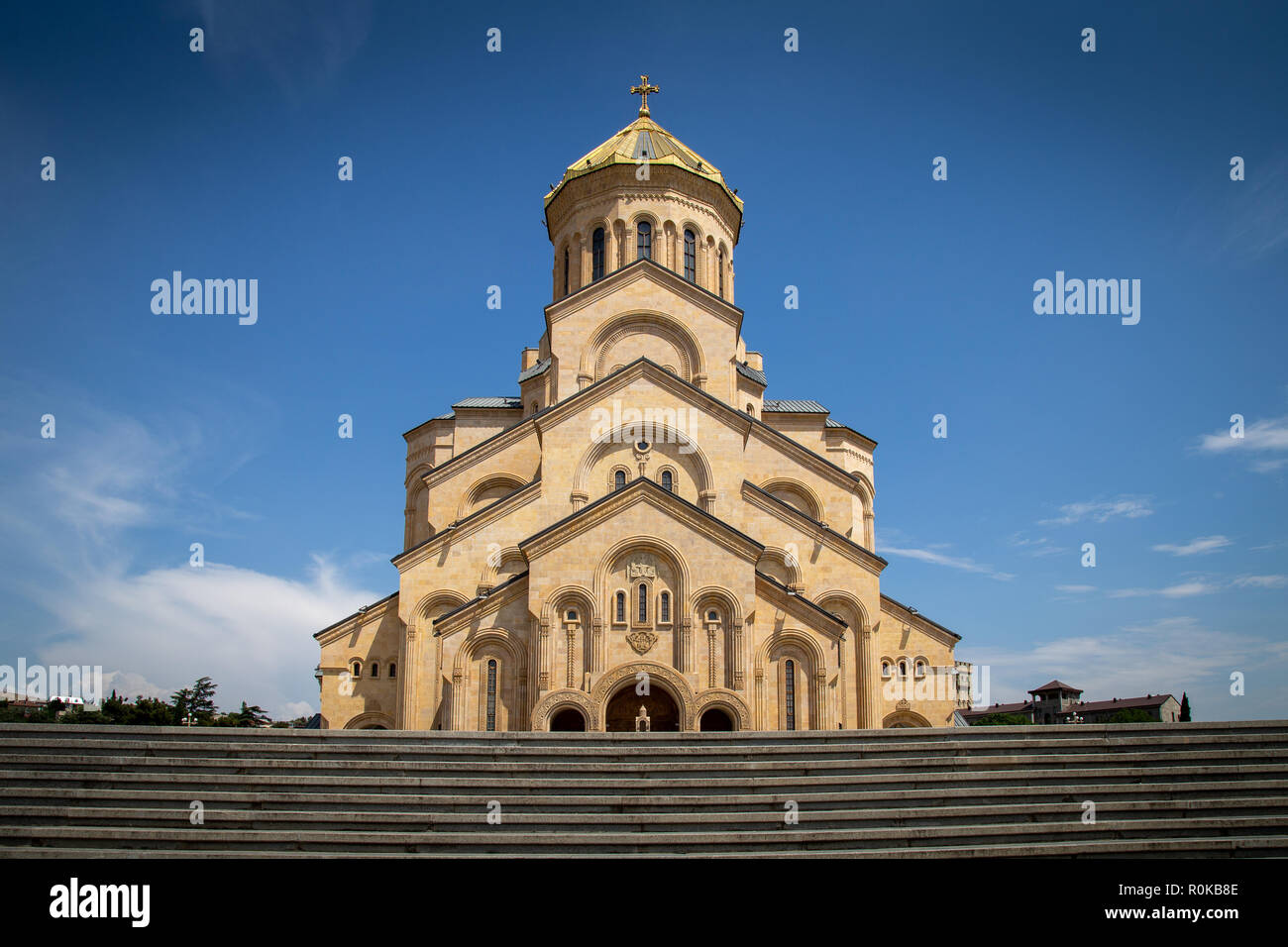 La Cathédrale Holy Trinity, Tbilissi, Géorgie. Banque D'Images