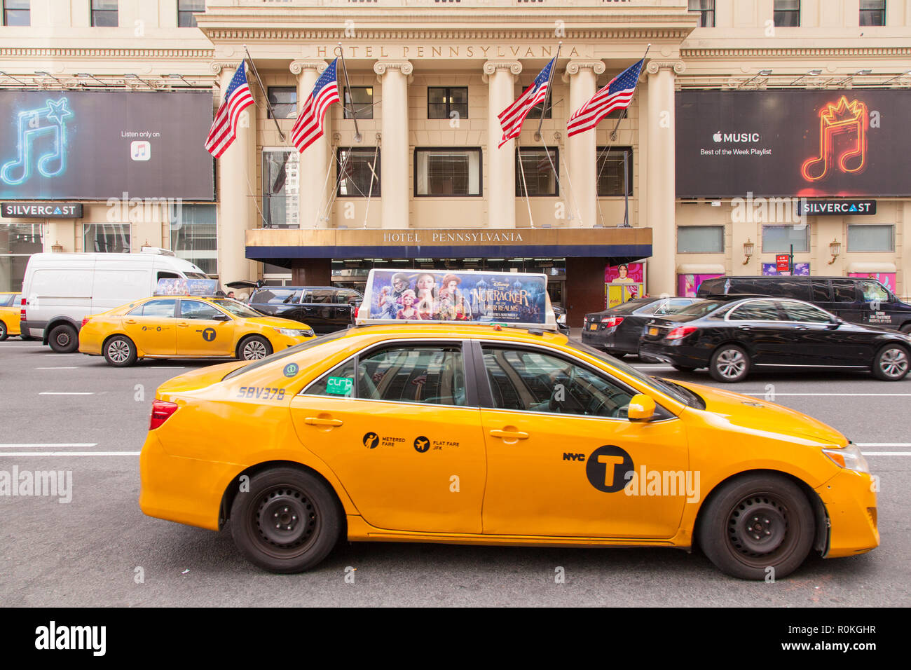 Hôtel New York, 7e Ave, New York, NY, États-Unis d'Amérique. Banque D'Images