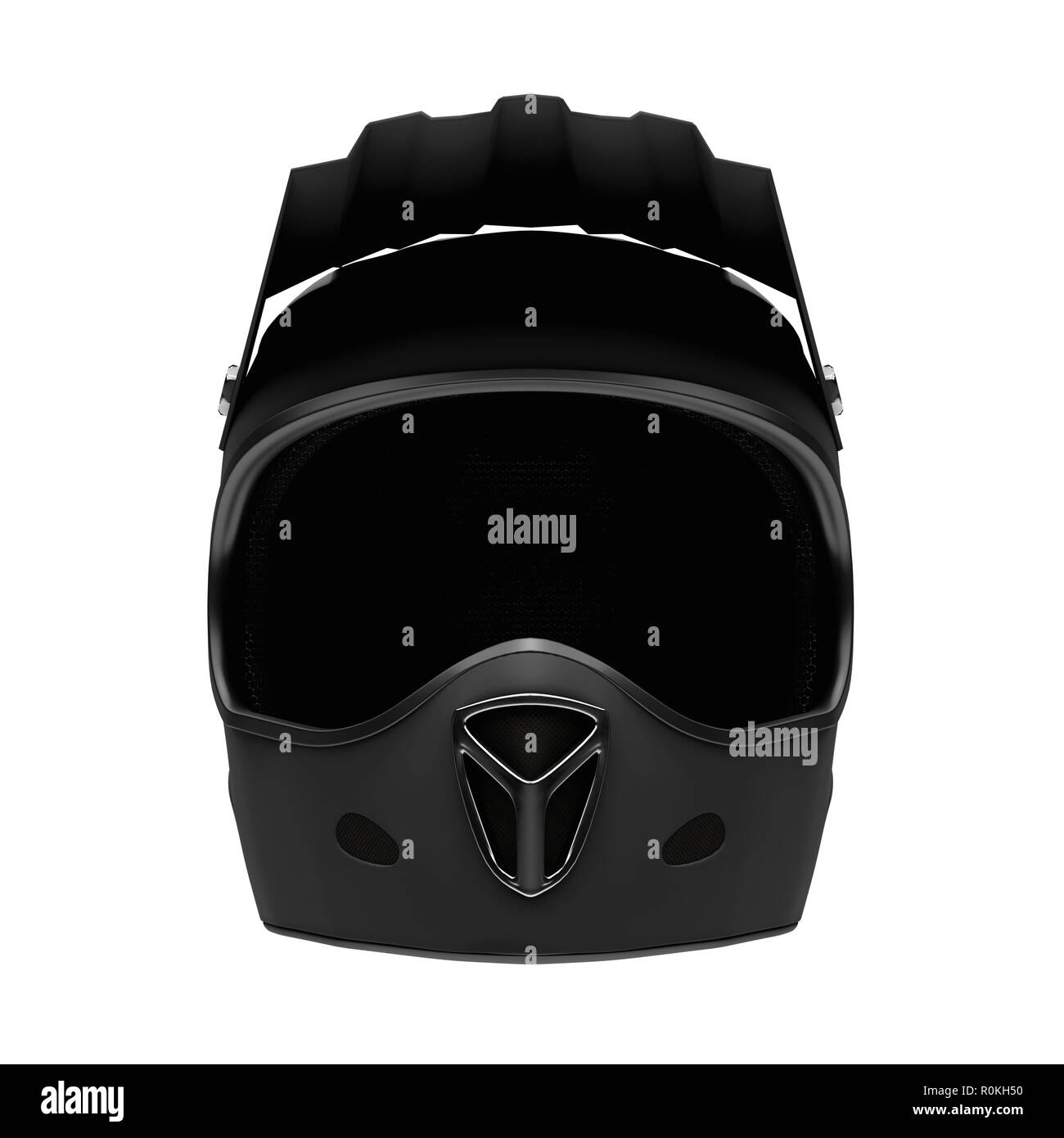 Moto Sport casque intégral isolé Banque D'Images