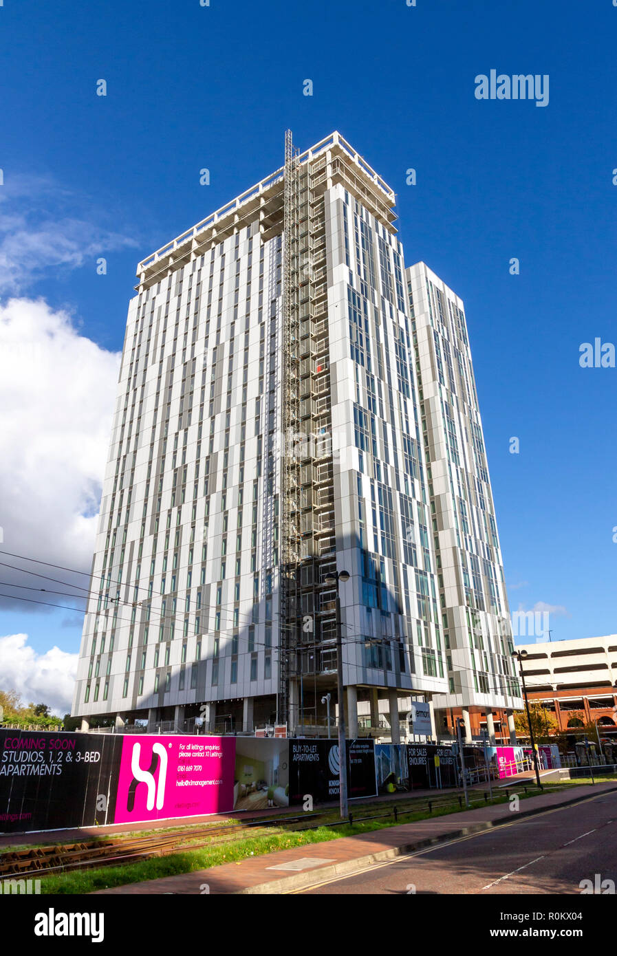 Nouveau bâtiment construction à MediaCityUK, Salford Quays, Manchester Banque D'Images