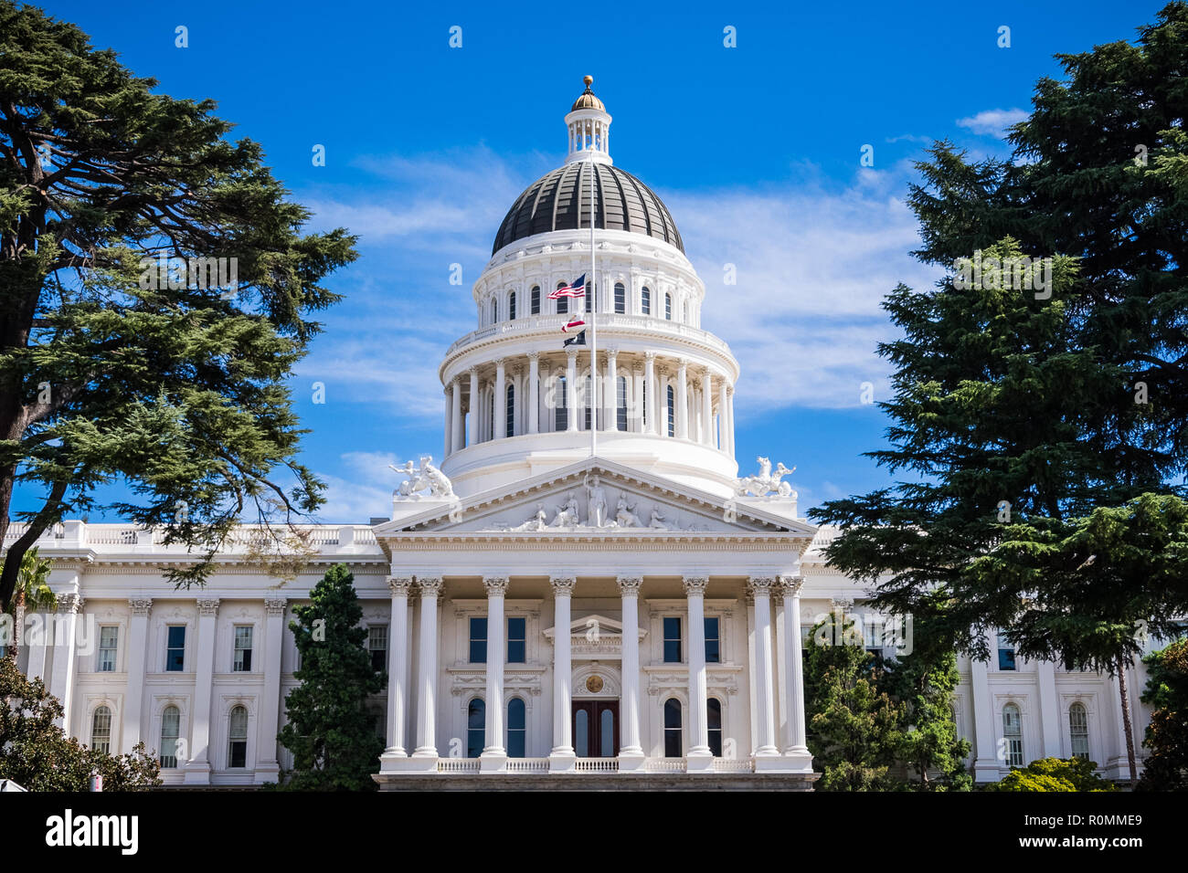 California State Capitol building, Sacramento, Californie ; Banque D'Images