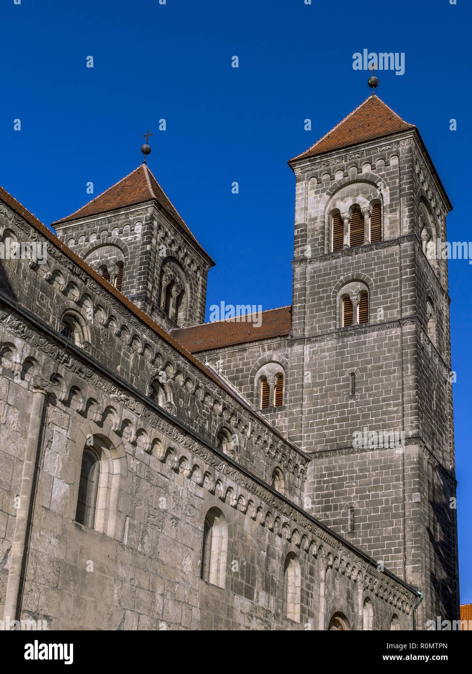 Collégiale de Saint Servatius, Quedlinburg, Allemagne Banque D'Images