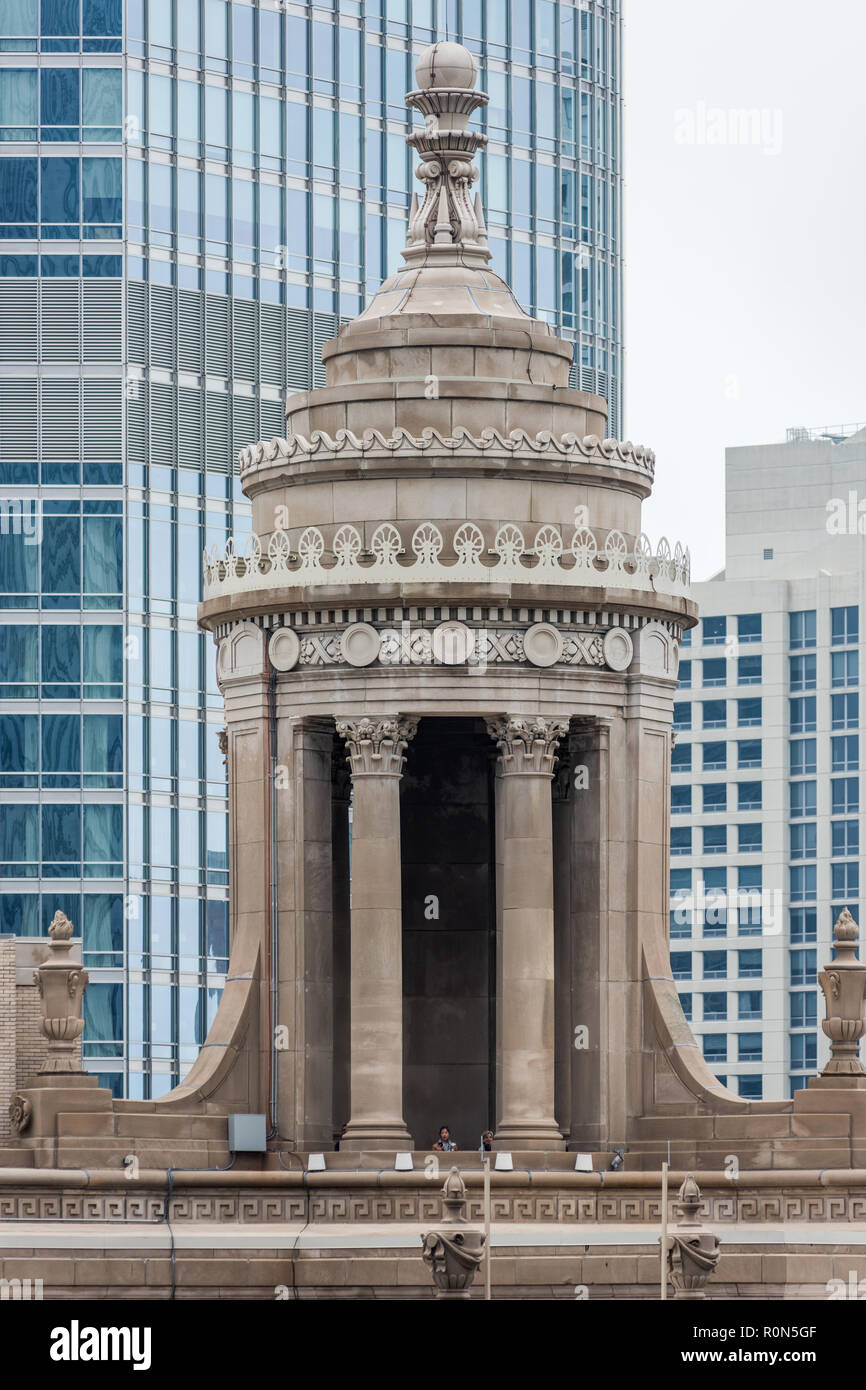 Bâtiments dans le centre-ville de Chicago Banque D'Images