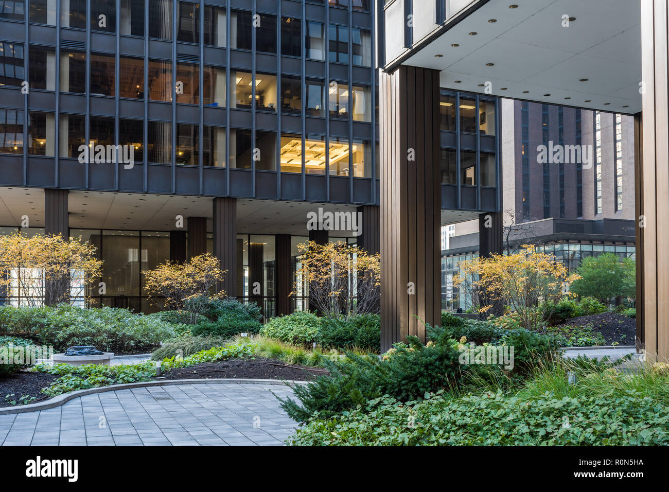 Bâtiments dans le centre-ville de Chicago Banque D'Images