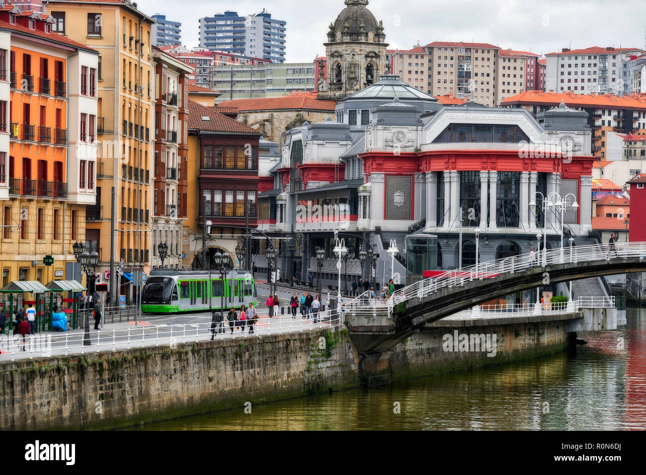 Mercado de la Rivera, Bilbao, Biscaye, Pays Basque, Pays Basque, Espagne, Europe Banque D'Images