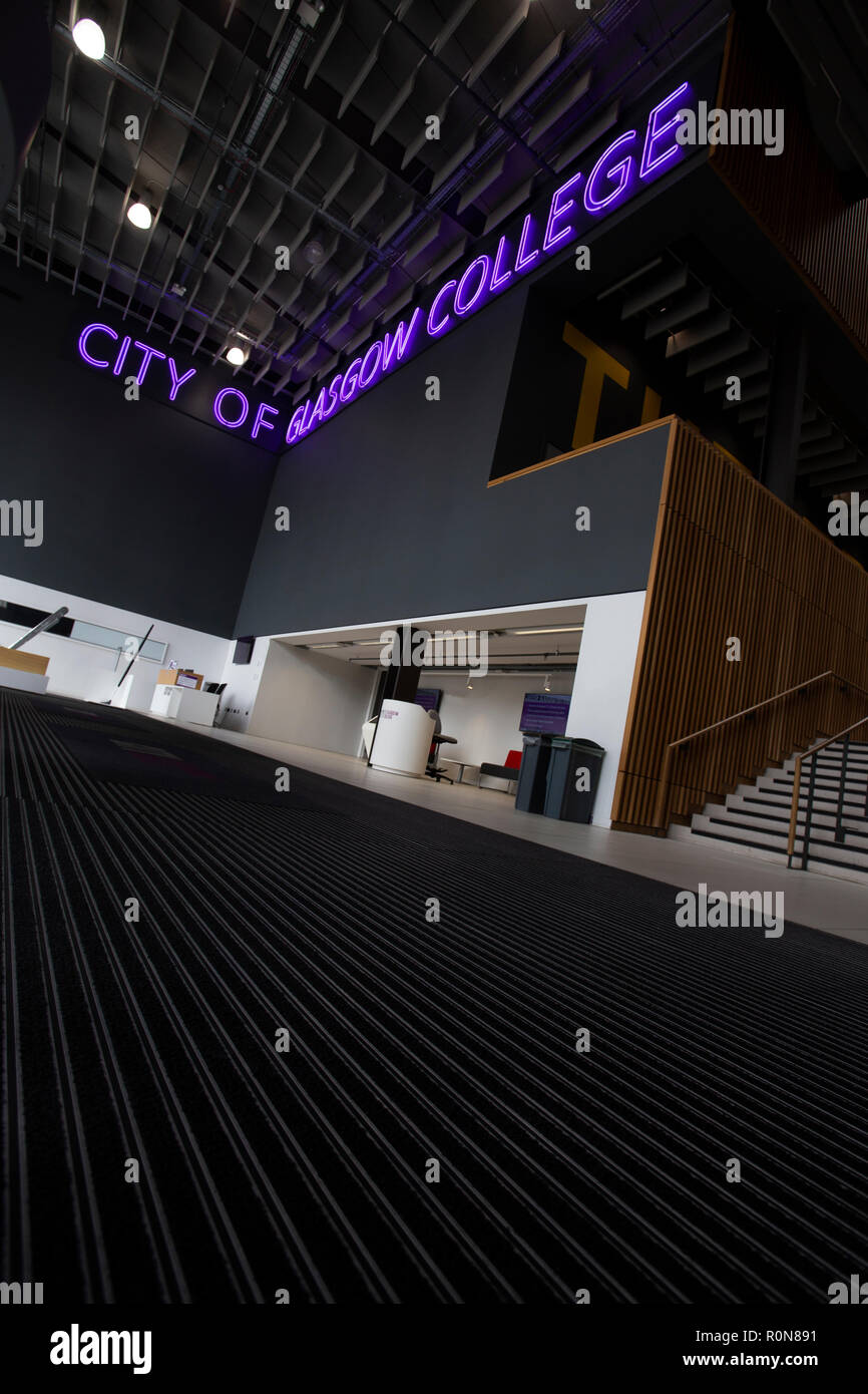 Ville de Glasgow, 1er étage Entrée, Glasgow, Royaume-Uni Banque D'Images