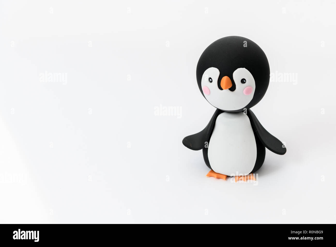 Sucre Cute Penguin personnage isolé Banque D'Images