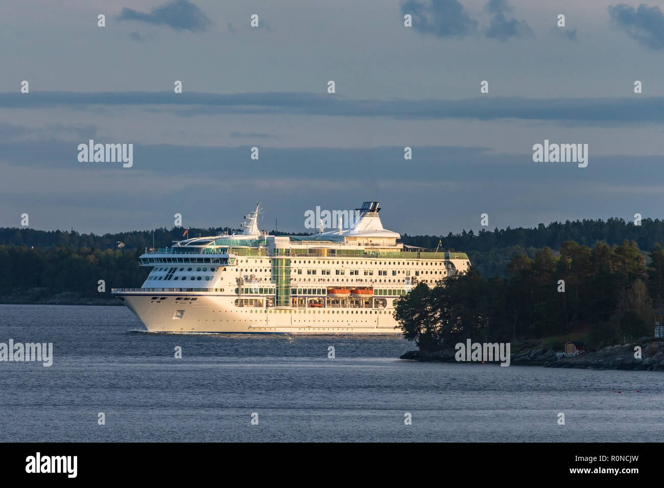 Départ de croisière port de Stockholm. Sweeden. Banque D'Images