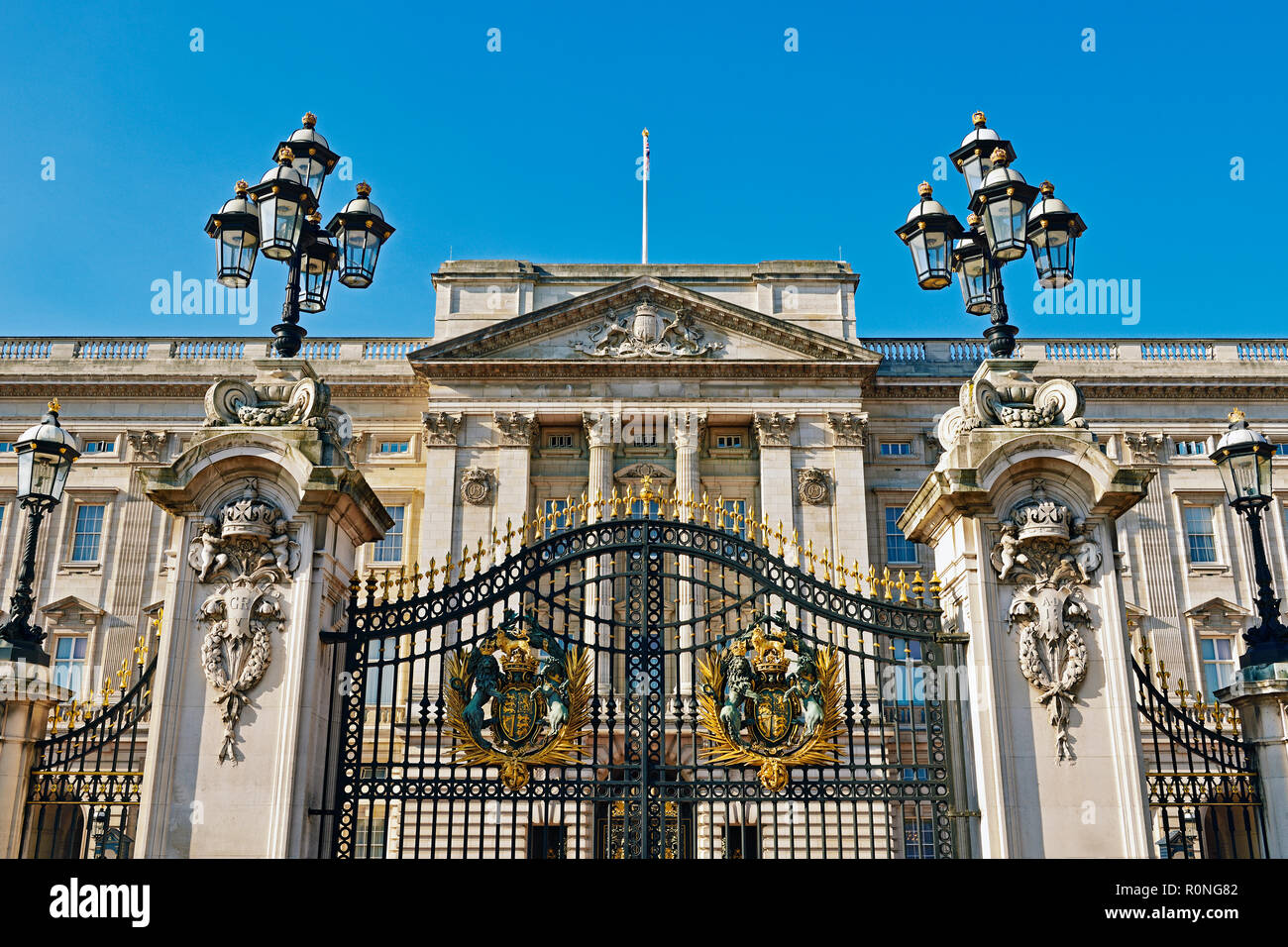 Le palais de Buckingham, Londres, Angleterre, Royaume-Uni Banque D'Images