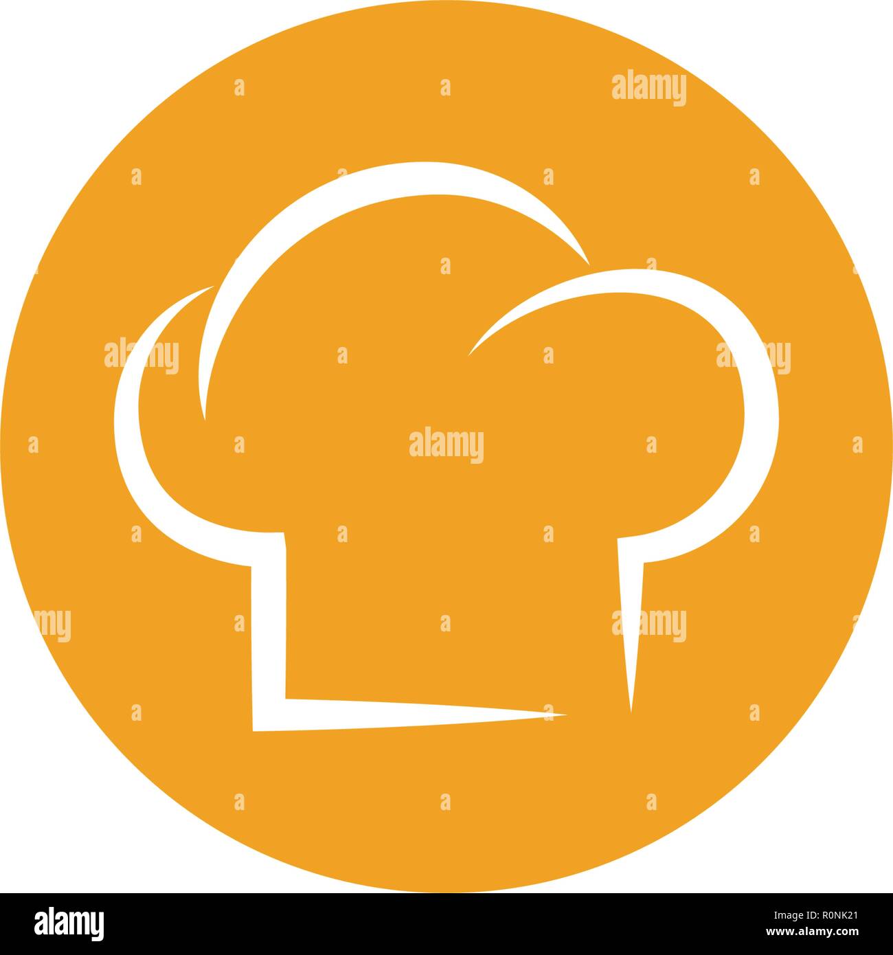 Chef hat modèle logo vector illustration Illustration de Vecteur