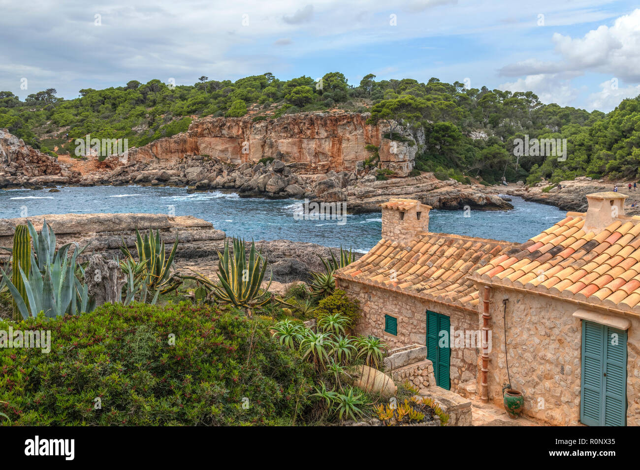 Calo des Moro, Majorque, Iles Baléares, Espagne, Europe Banque D'Images