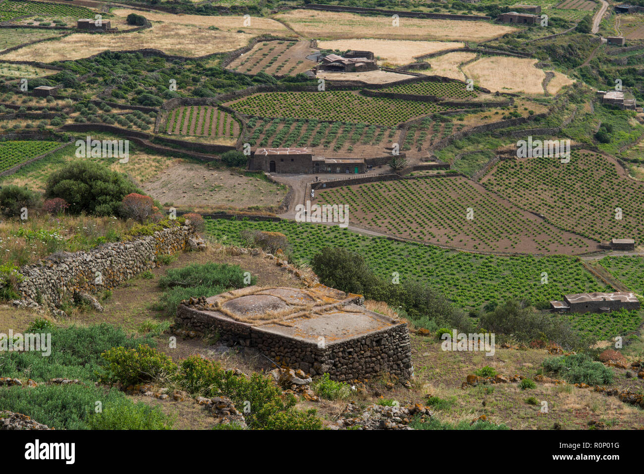 Vue sur la vallée de Il Monastero Banque D'Images