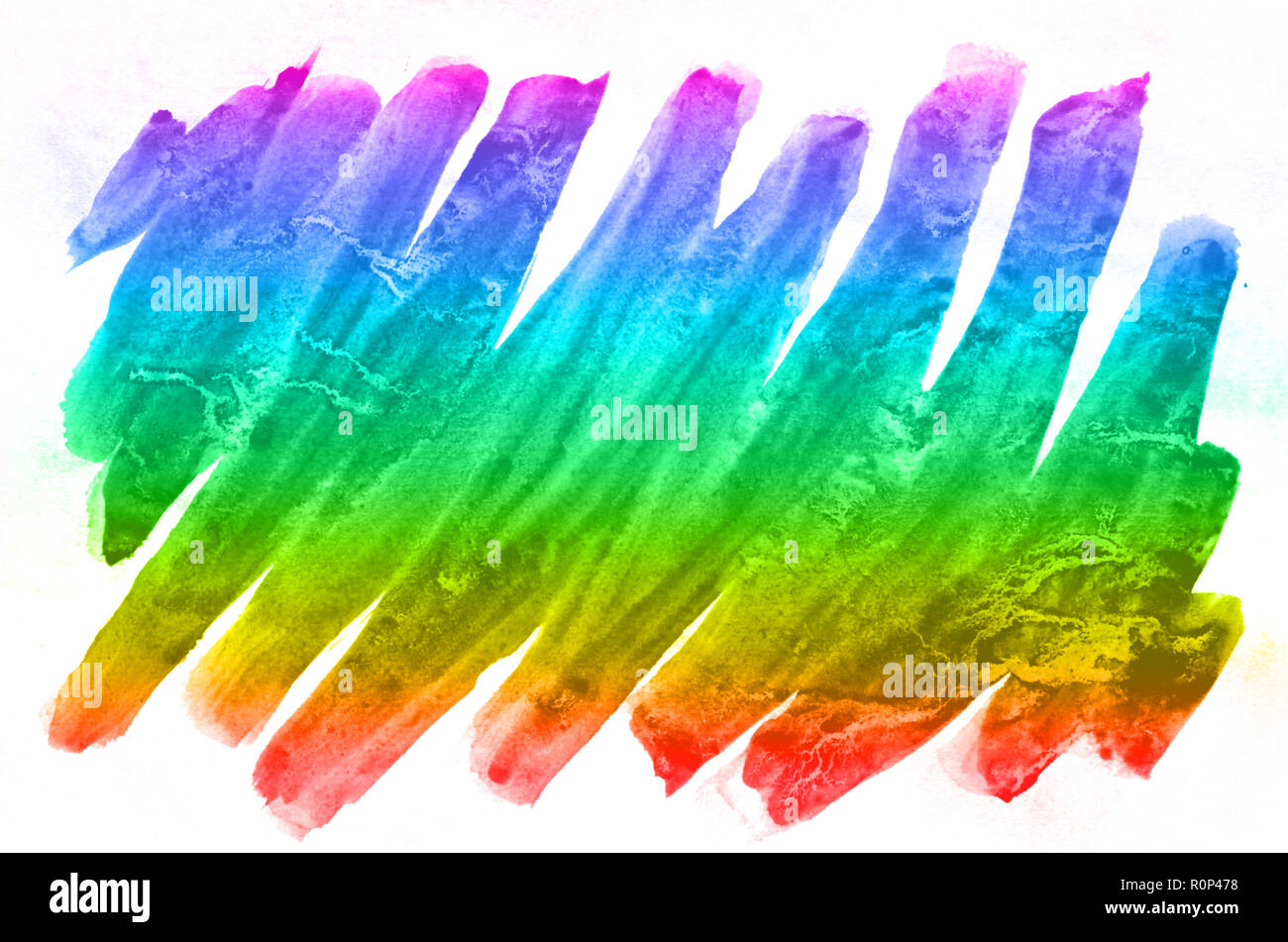 Contexte Aquarelle Abstraite De Multi Couleur Les Taches D Encre De Toutes Les Couleurs Spectrales Image De Fond Faite A L Aquarelle Dans Une Solution De Couleur Arc En Ciel Photo Stock Alamy