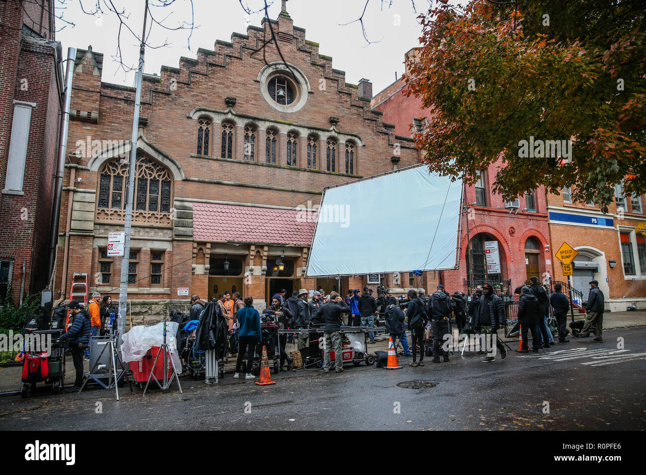 New York, USA. 6 novembre, 2018. Vue de Dieu Père de Harlem l'enregistrement situé dans le quartier de Harlem à New York le mardi, 06. (Photo : Vanessa Carvalho / Brésil Photo Presse) Credit : Brésil Photo Presse/Alamy Live News Banque D'Images