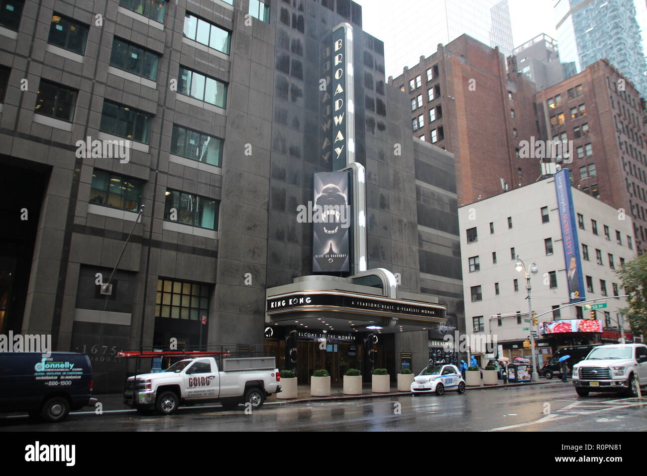 New York, USA. 05Th Nov, 2018. 'King Kong' comme une pièce de théâtre à Broadway. Le gigantesque monstre singe célébrera sa première le jeudi 8 novembre, 2018 sur la scène de théâtre de New York - sous la forme de ce qui est probablement le plus grand dans l'histoire de marionnettes de Broadway. (Dpa Rapport préliminaire - Théâtre de marionnettes gigantesques : King Kong revient à New York, du 07.11.2018) Crédit : Christina Horsten/dpa/Alamy Live News Banque D'Images