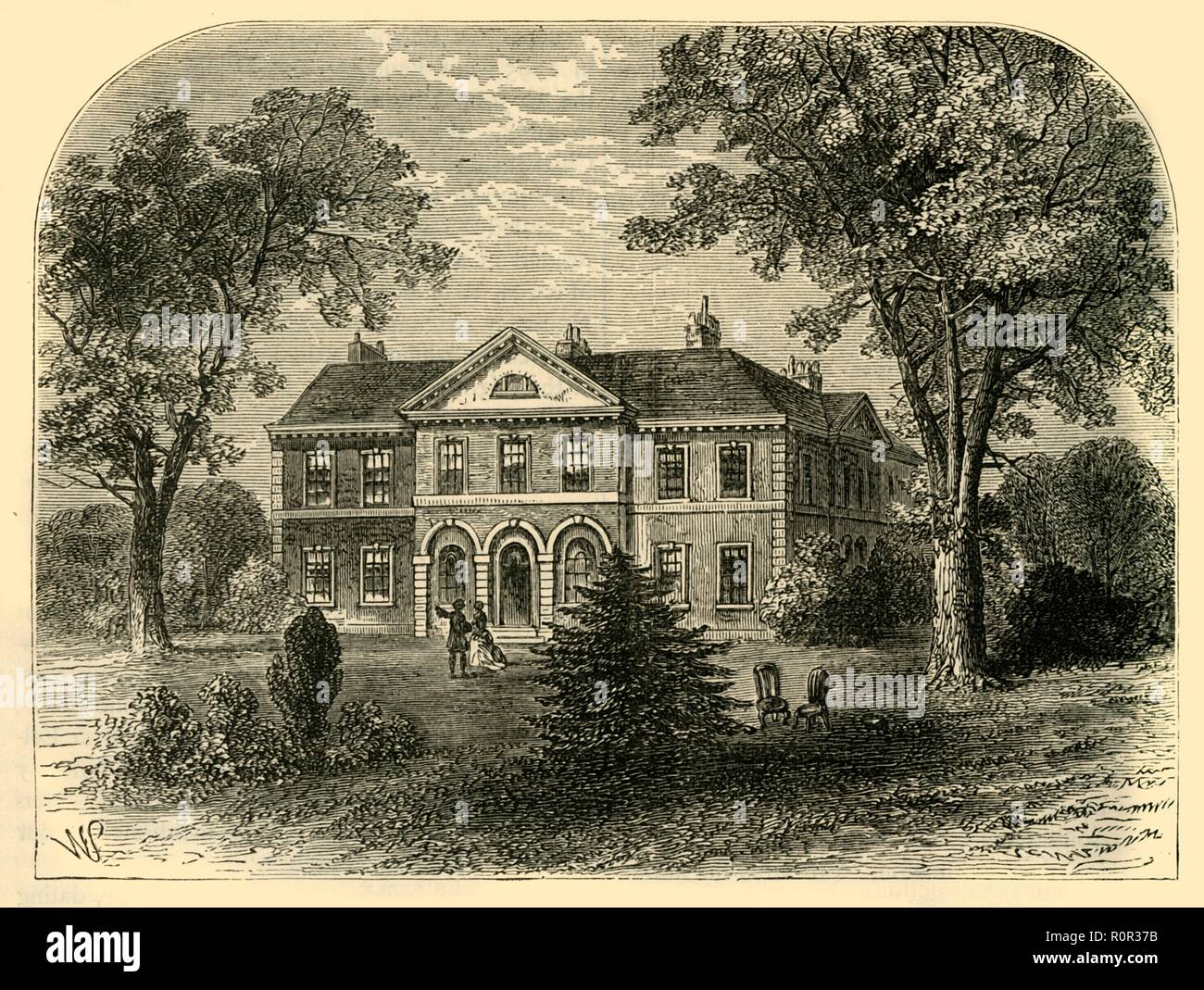 'Peterborough House', (c1878). Créateur : Inconnu. Banque D'Images