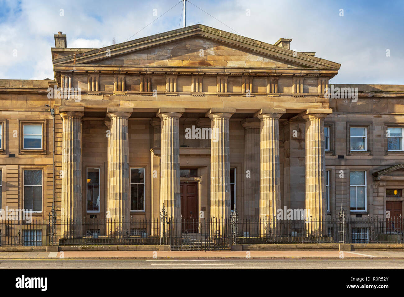 Bâtiment d'origine utilisés comme la High Court of Justiciary, Saltmarket, Glasgow, Ecosse Banque D'Images