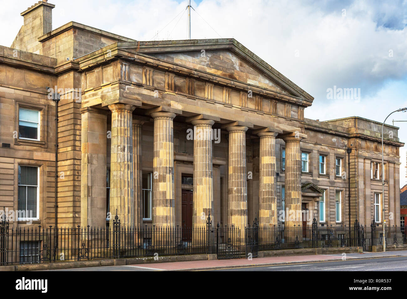 Bâtiment d'origine utilisés comme la High Court of Justiciary, Saltmarket, Glasgow, Ecosse Banque D'Images