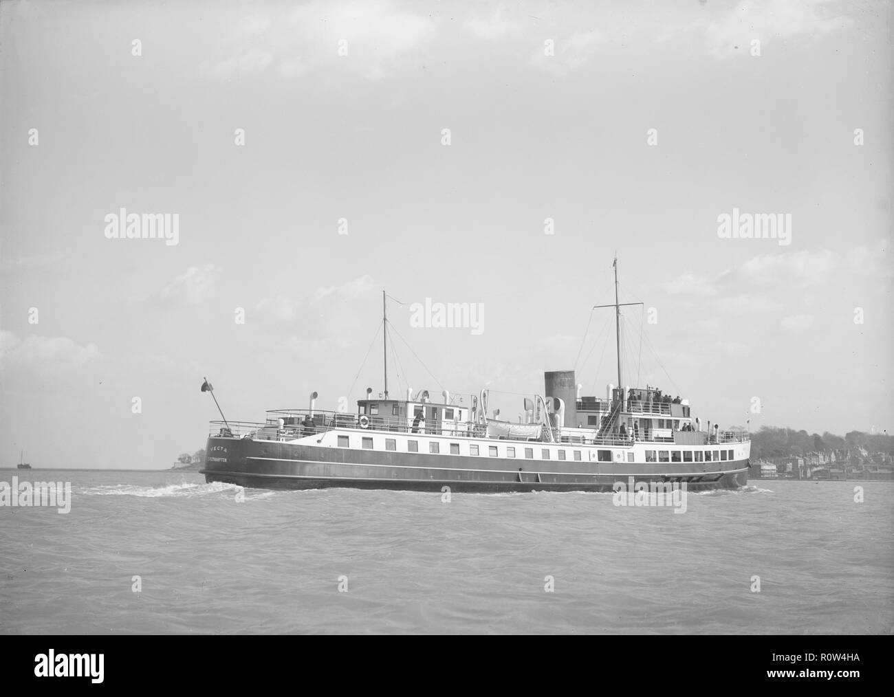 L'île de Wight ferry 'Vecta', 1939. Créateur : Kirk & Sons de Cowes. Banque D'Images