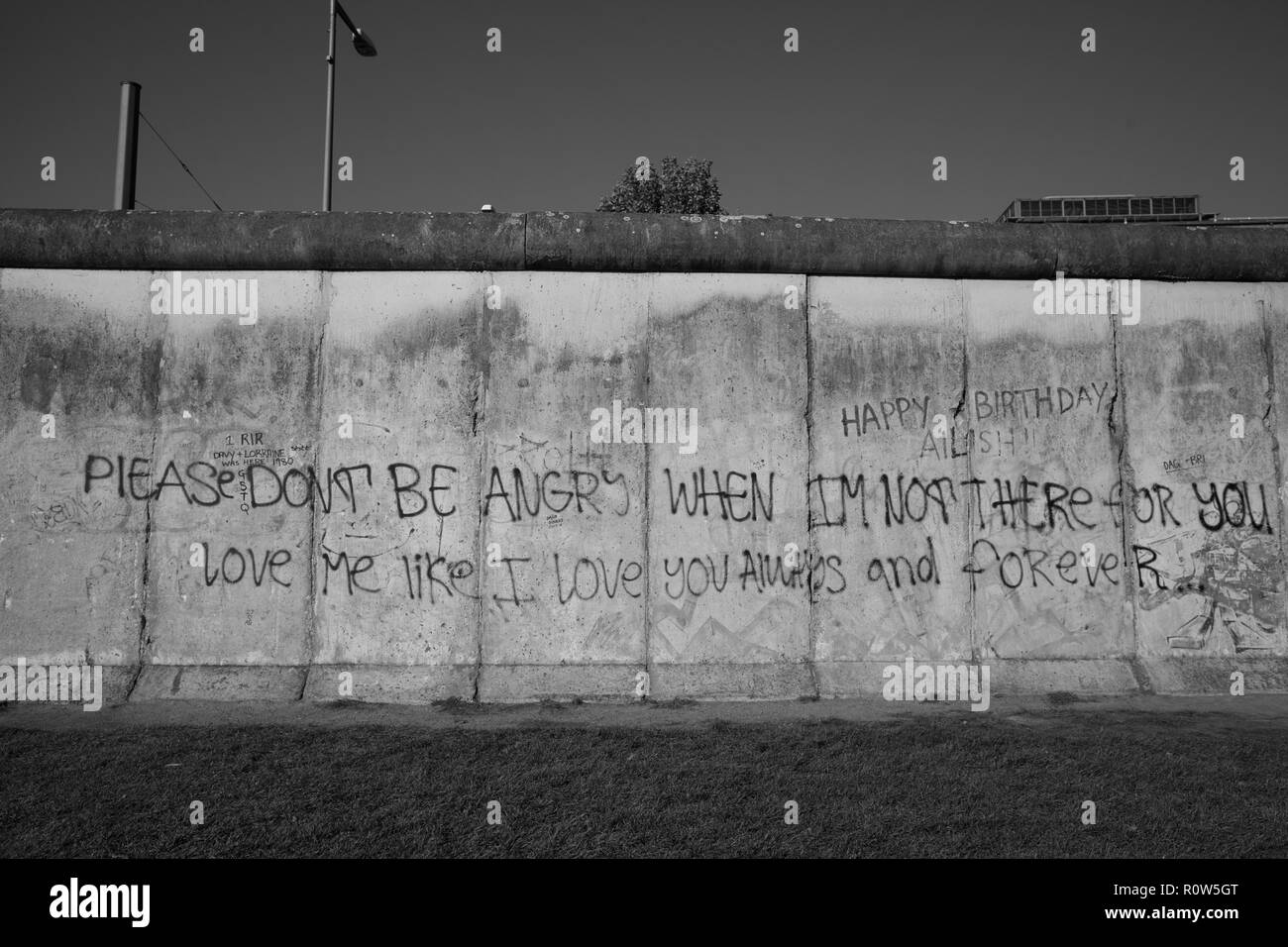 Mur de Berlin, Berlin, Allemagne Banque D'Images