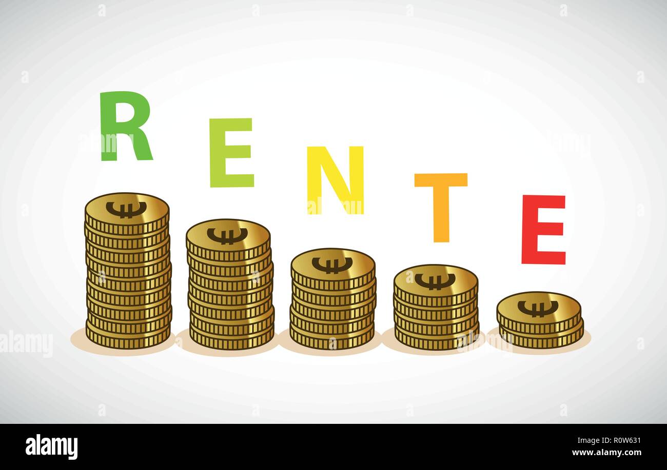 Crise financière relevant moins d'argent retraite EPS10 vector illustration Illustration de Vecteur