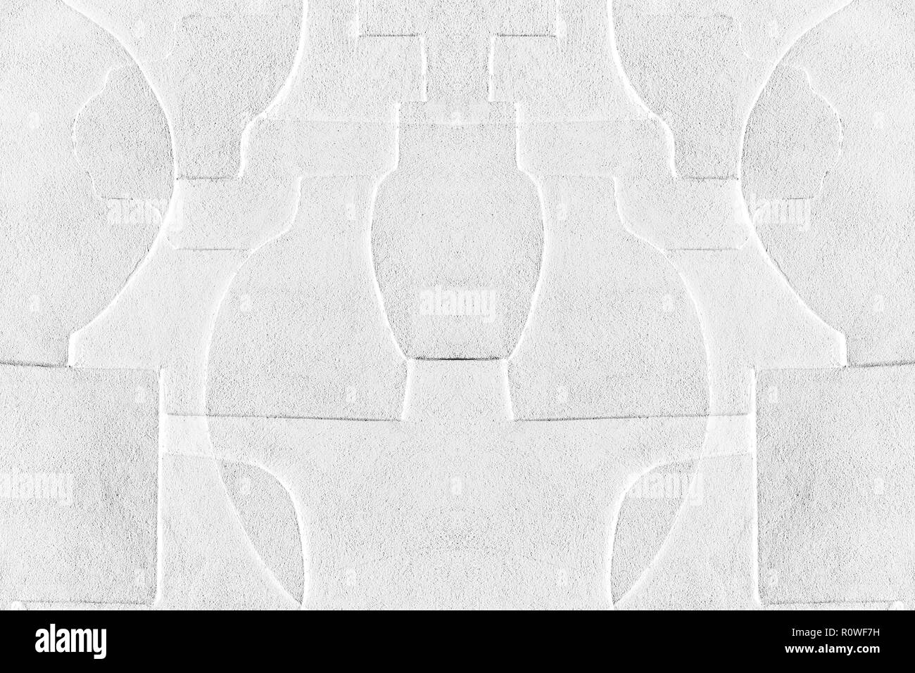 Le béton blanc de la texture pour abstract background. Banque D'Images