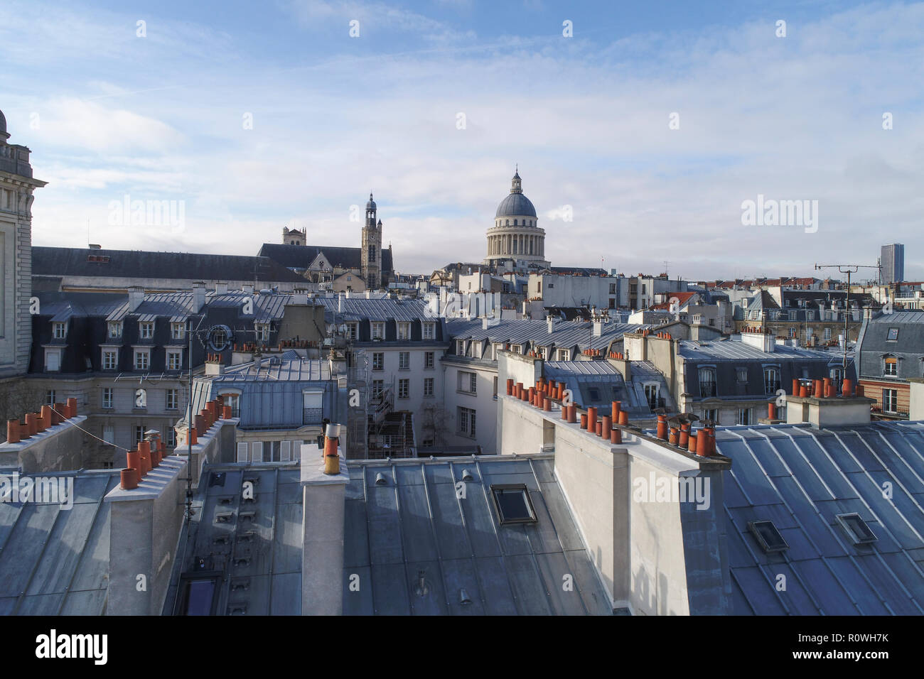 Vue sur les toits de Paris, France Banque D'Images