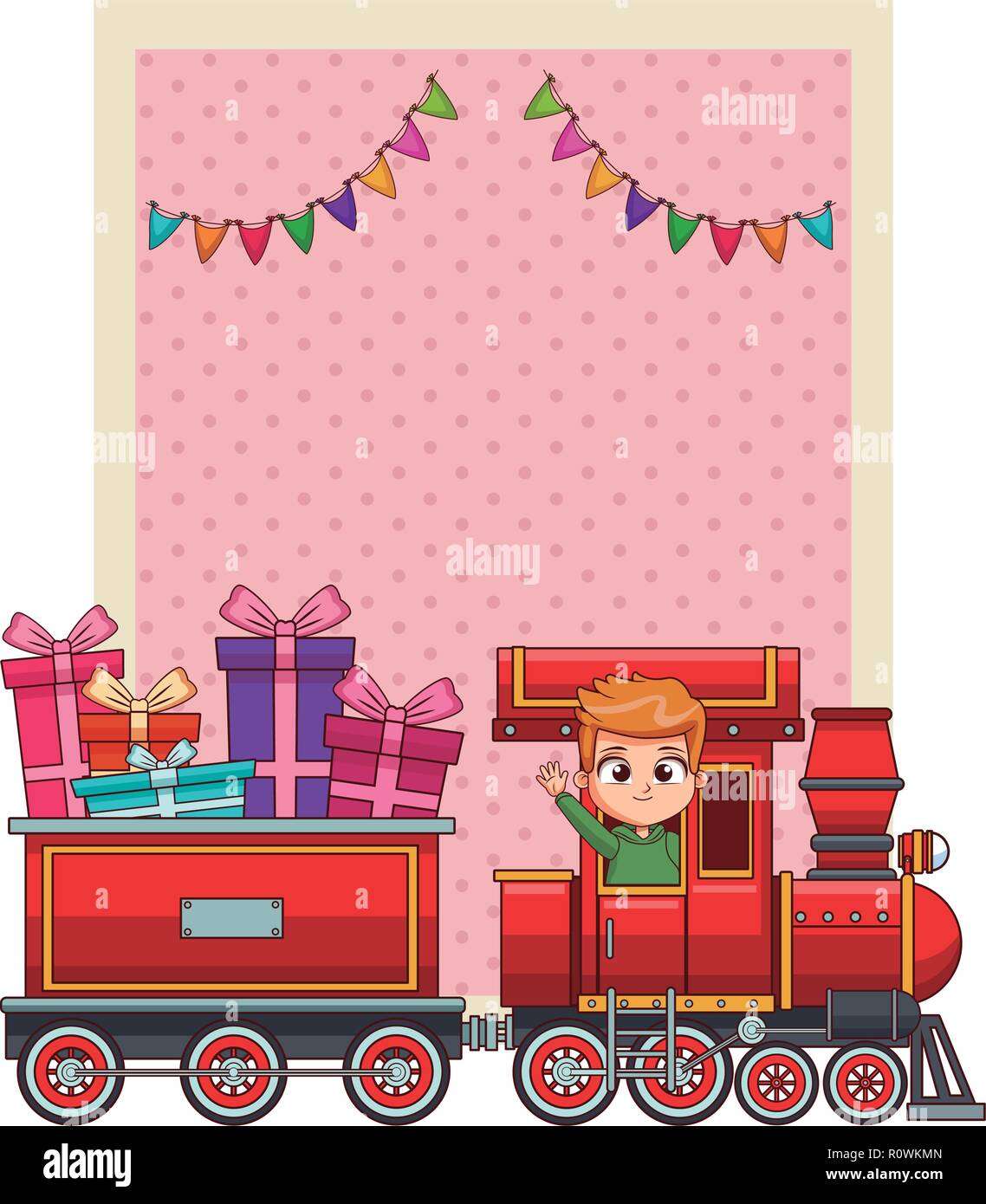 Garcon Joyeux Anniversaire Image Vectorielle Stock Alamy