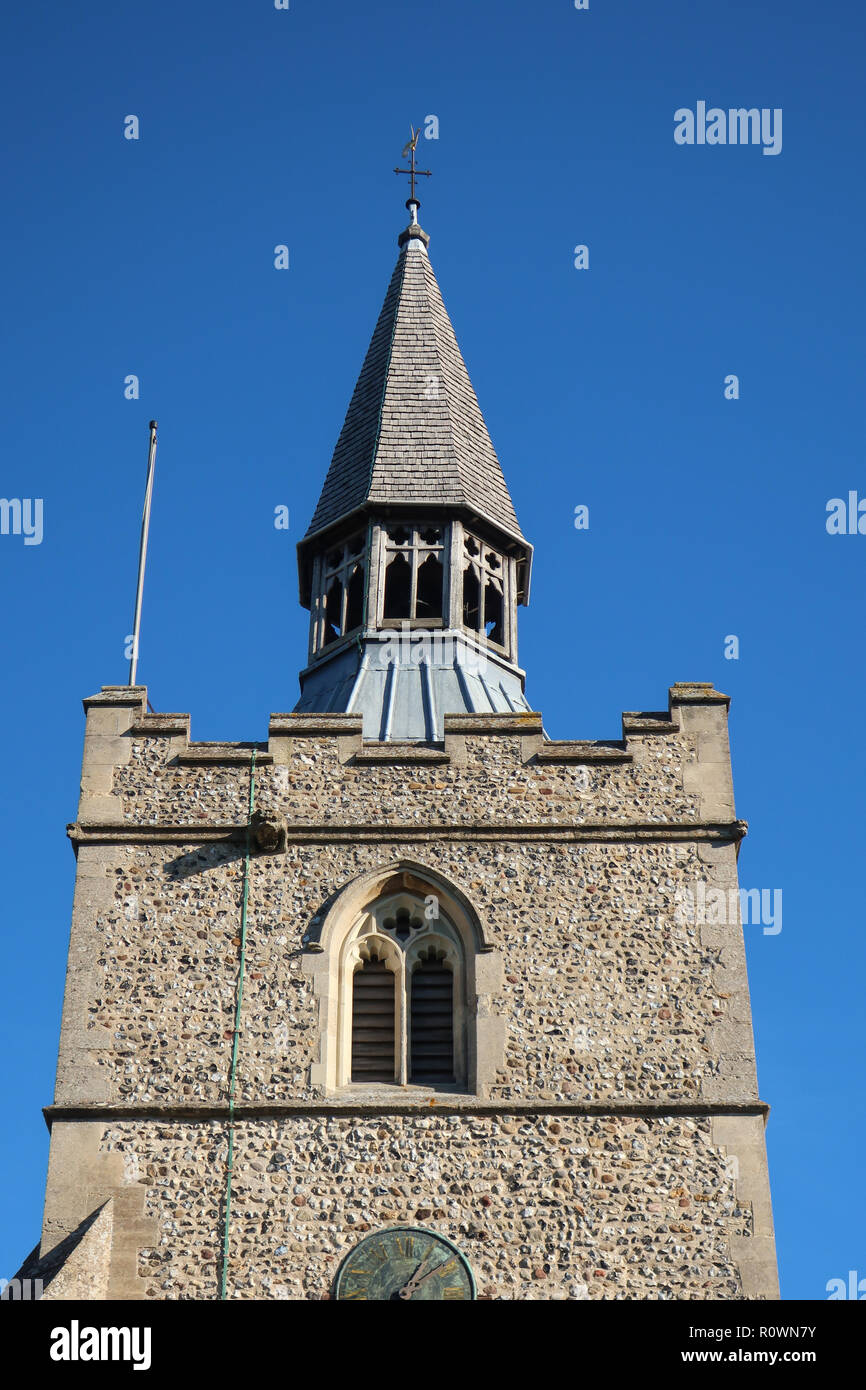 St Marguerite d'Antioche, l'église paroissiale d'orge, de l'Hertfordshire, Angleterre. UK Banque D'Images