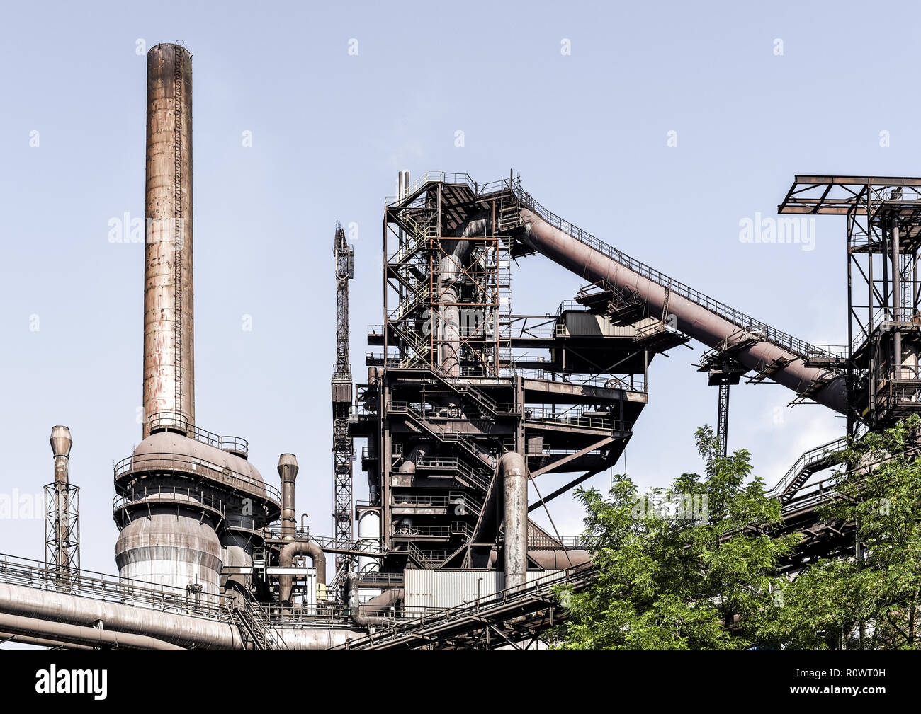Stahlwerk Trinec en Tchéquie Banque D'Images