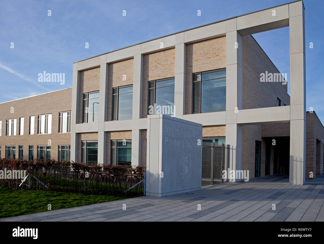 St John's RC Primary School, Duddingston, Édimbourg, Écosse, Royaume-Uni Banque D'Images