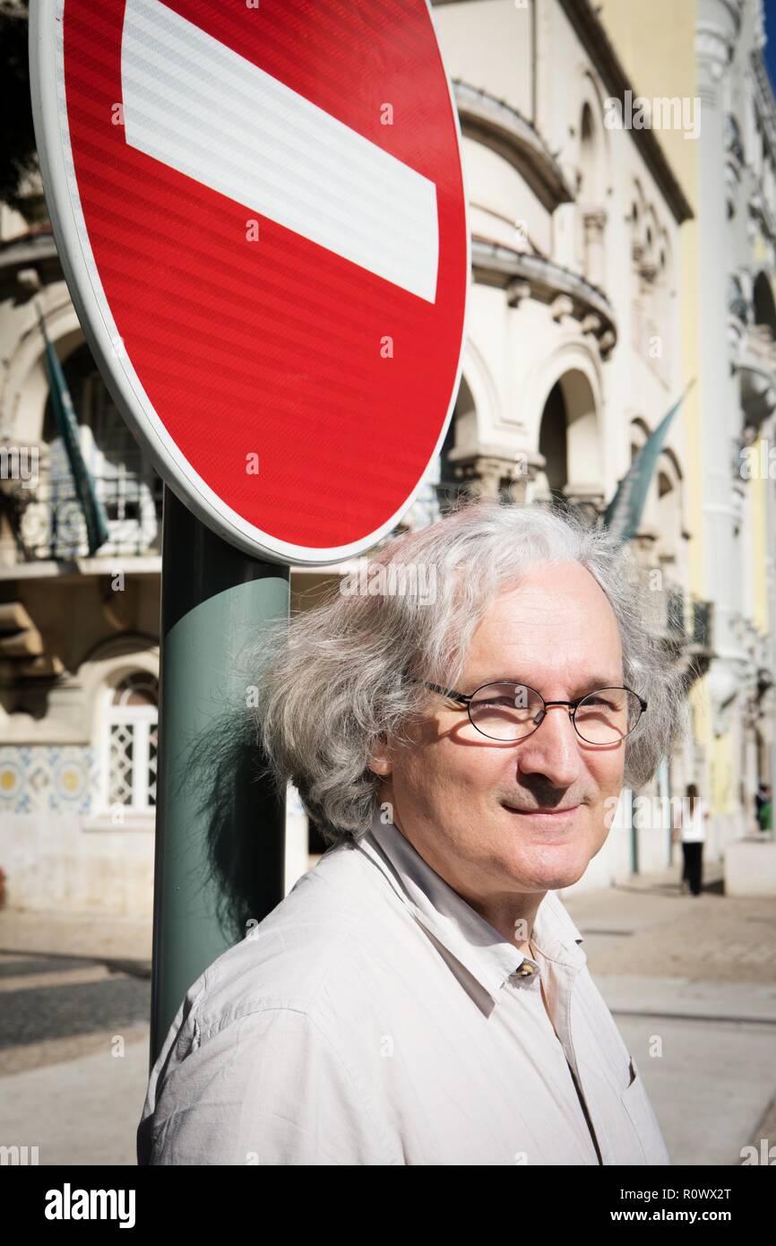 Portrait d'Etienne Ghys, mathématicien français. Banque D'Images