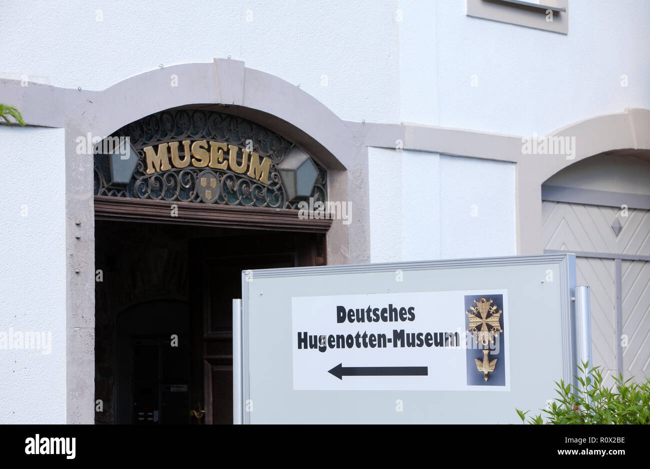 Musée Allemand Huguenot, Bad Karlshafen, Haute Vallée de la Weser, Weser Uplands, Thuringe, Hesse, Germany, Europe Banque D'Images