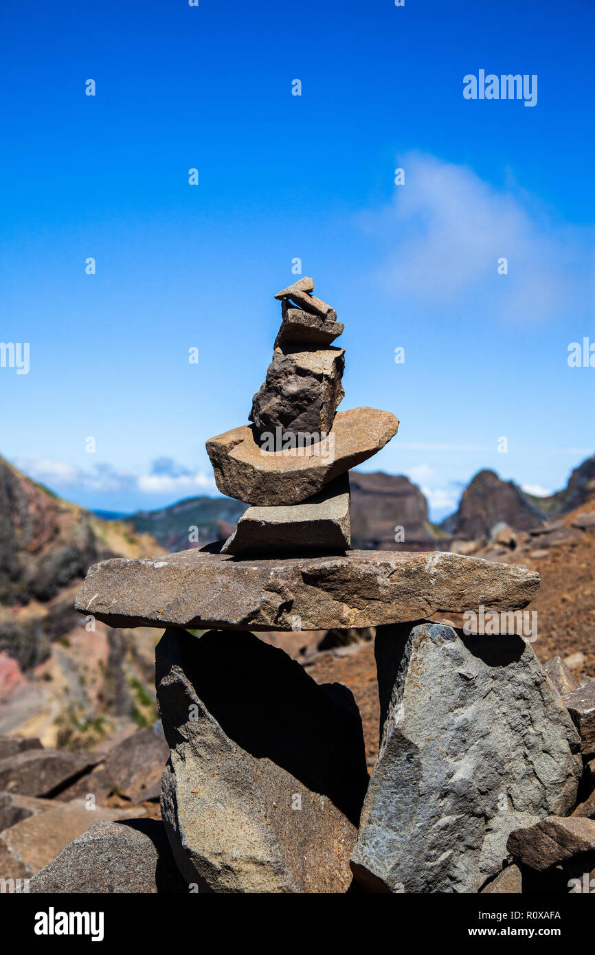 Monticule De Pierre L Ile De Madere Portugal Photo Stock Alamy