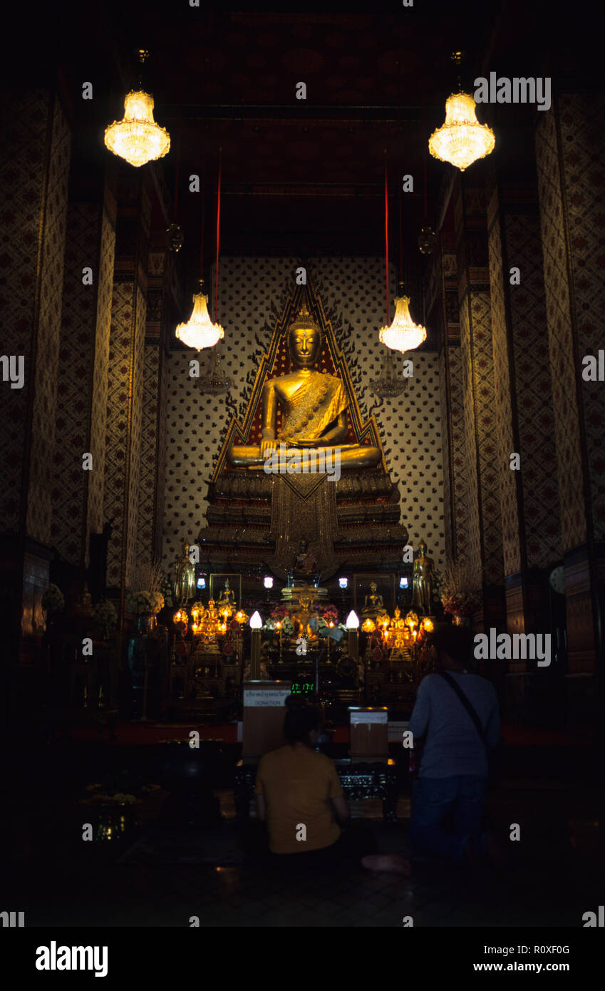 L'intérieur du temple Wat Arun, Bangkok, Thaïlande. Banque D'Images