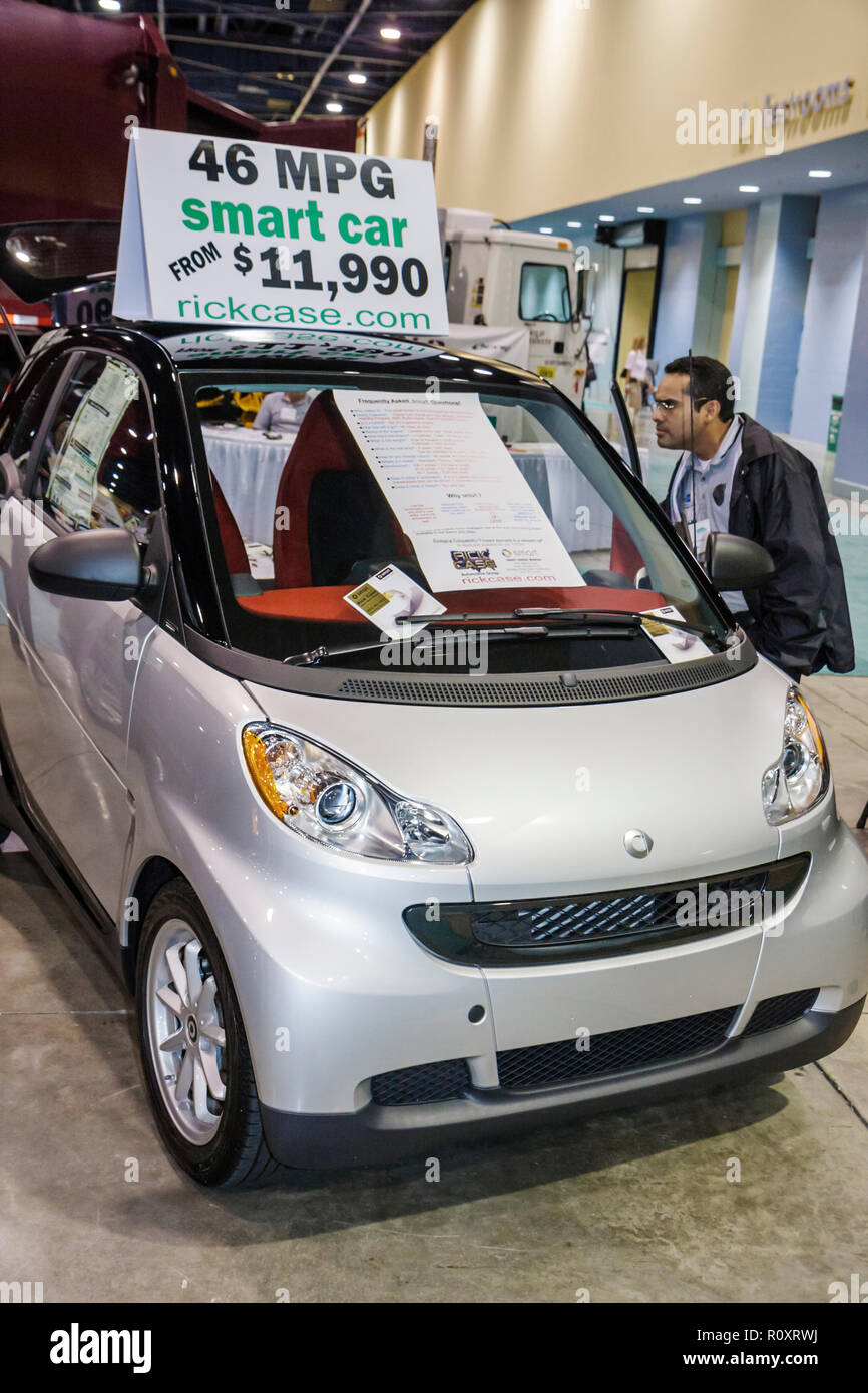 Miami Beach Florida,Centre des congrès,centre,exposition et conférence MiaGreen,salon vert,énergie,faible consommation,exposant,réchauffement climatique Banque D'Images