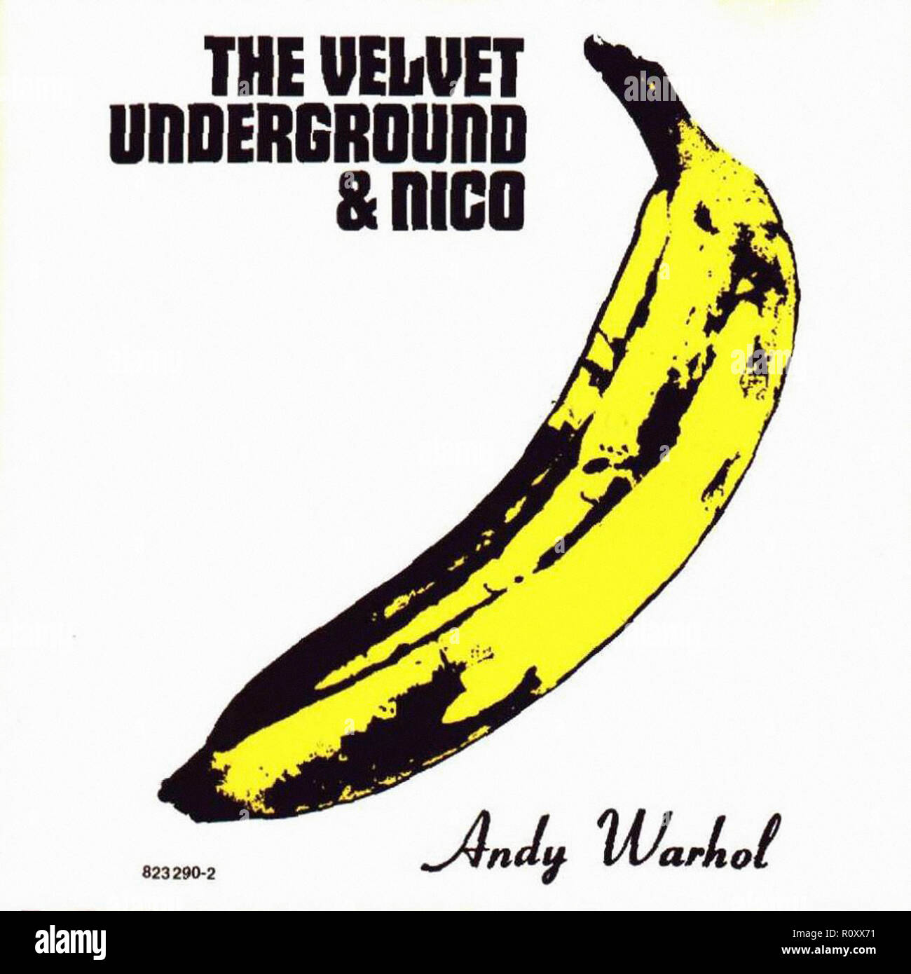 Le VELVET UNDERGROUND ET NICO - Andy WARHOL - Vintage album Banque D'Images