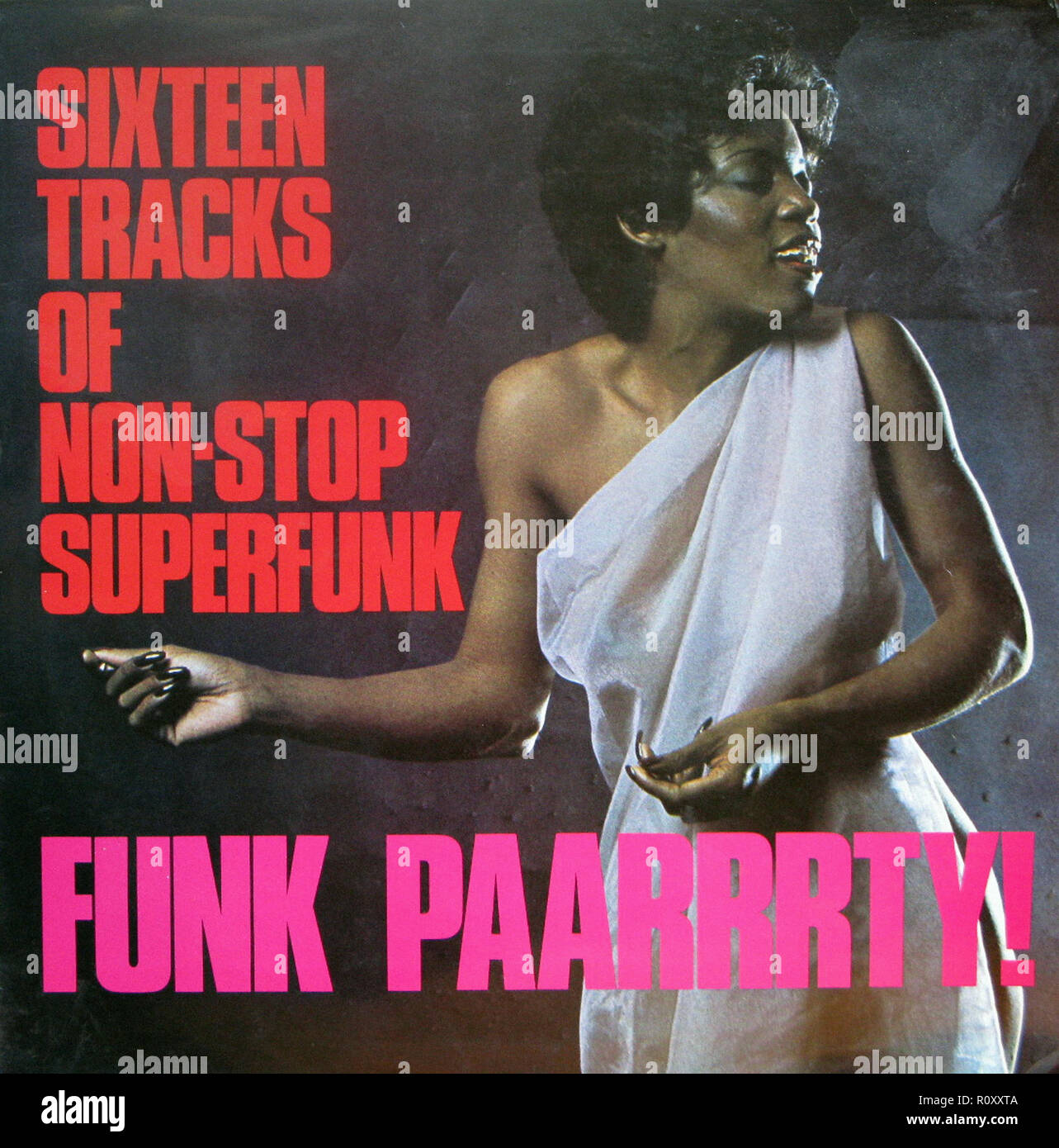 PAARRRTY FUNK ! - COMPILATION album vinyle vintage Banque D'Images