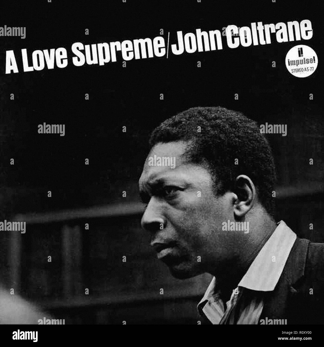 A Love Supreme - John Coltrane - Vintage album Banque D'Images