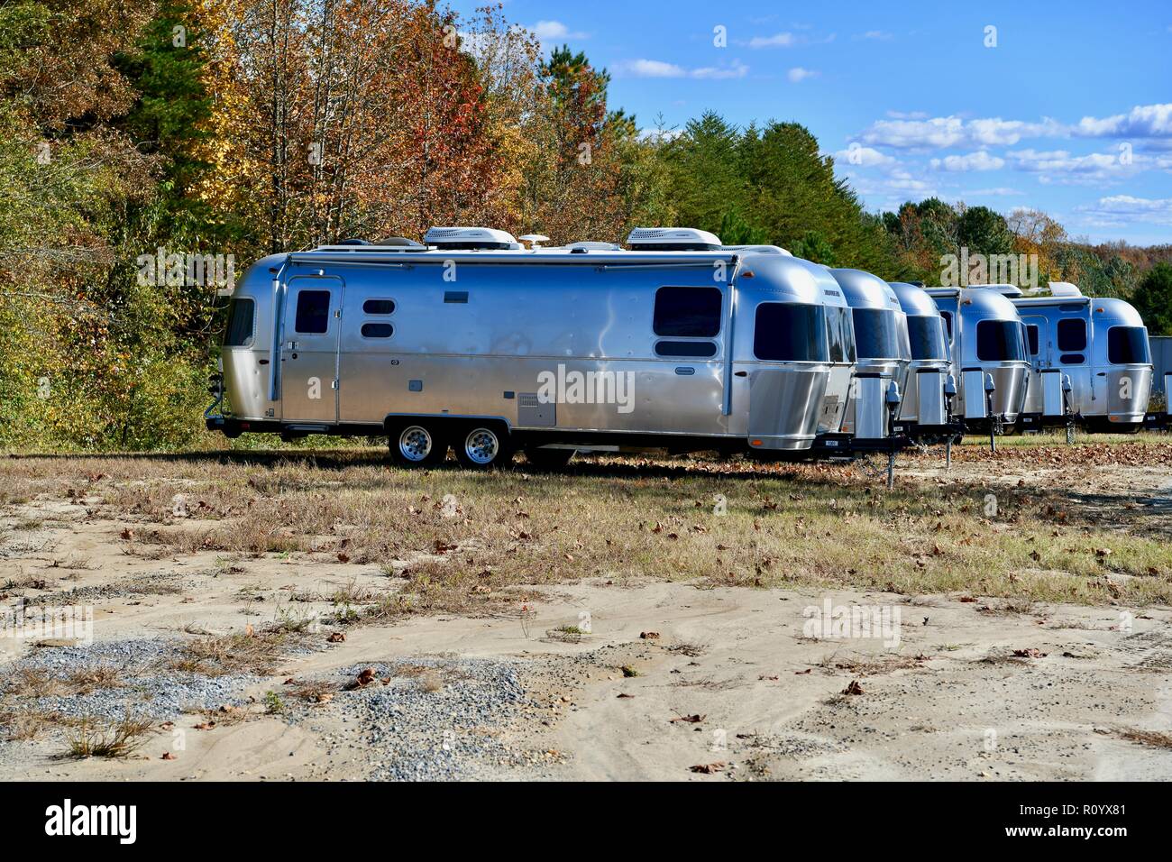 Les caravanes Airstream, USA Banque D'Images