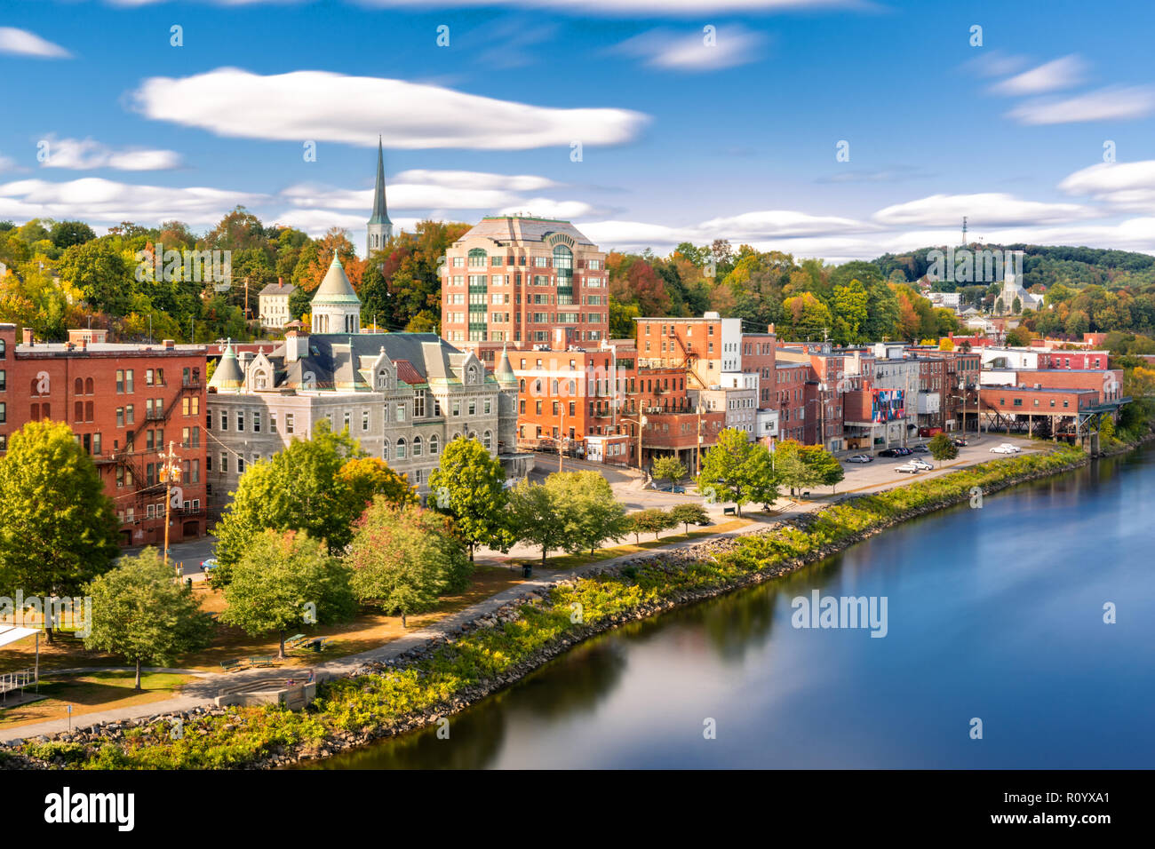 Augusta skyline sur un après-midi ensoleillé Banque D'Images