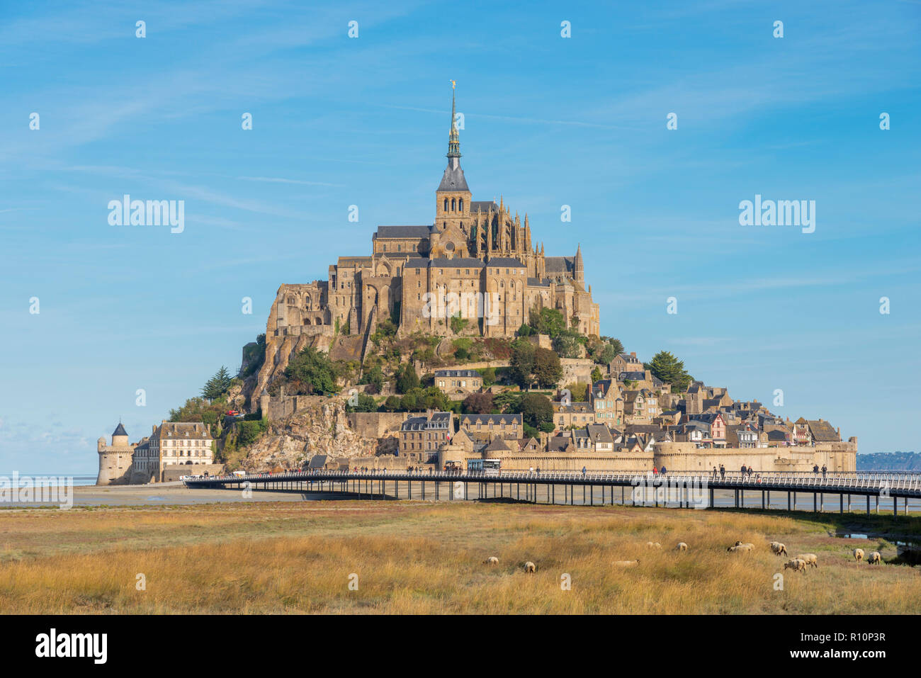 Mont Saint-Michel, France. Banque D'Images