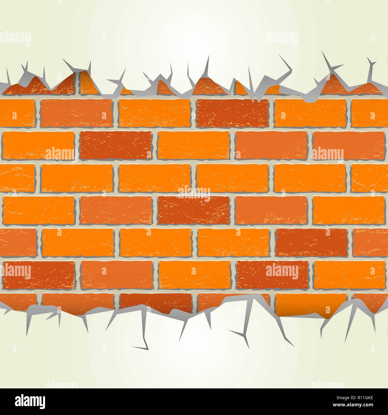 Cream Brick Wall Texture Banque D images Vectorielles Alamy