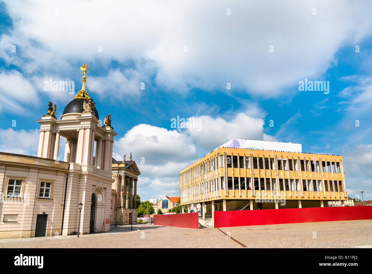 Le Landtag ou le Parlement de Brandebourg à Potsdam, Allemagne Banque D'Images
