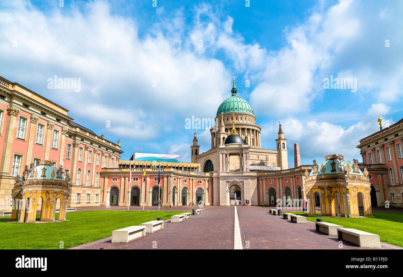 Le Landtag ou le Parlement de Brandebourg à Potsdam, Allemagne Banque D'Images