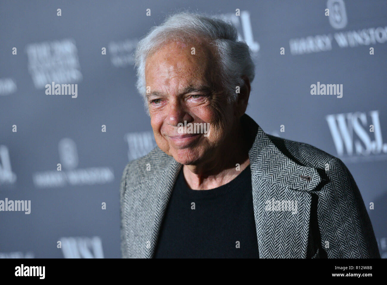 New York, USA. 7 novembre, 2018. Ralph Lauren assiste au prix des Innovateurs Magazine WSJ 2018 au Musée d'Art moderne le 7 novembre 2018 à New York. Crédit : Erik Pendzich/Alamy Live News Banque D'Images