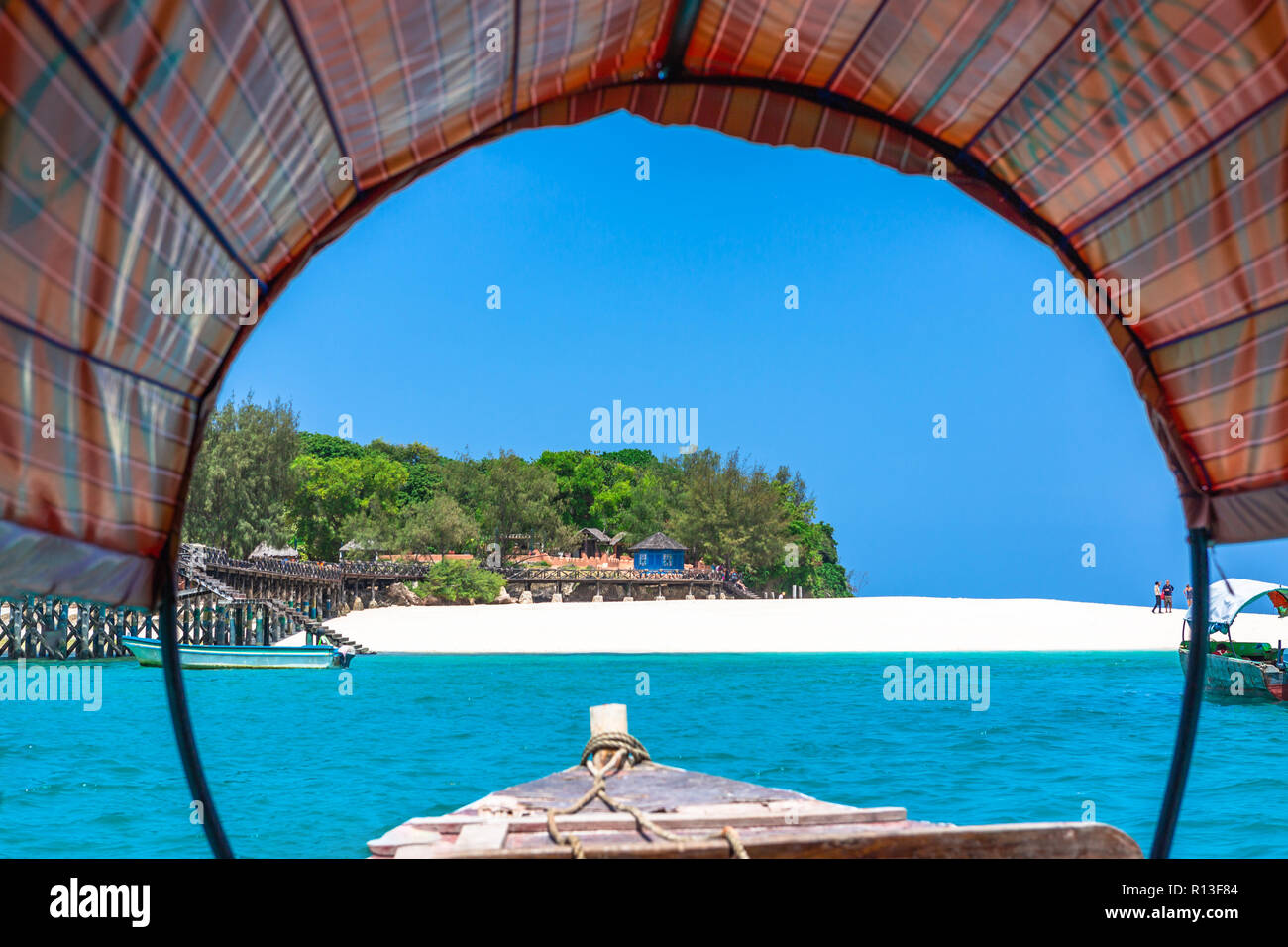 L'île de prison. Zanzibar, Tanzanie. Banque D'Images