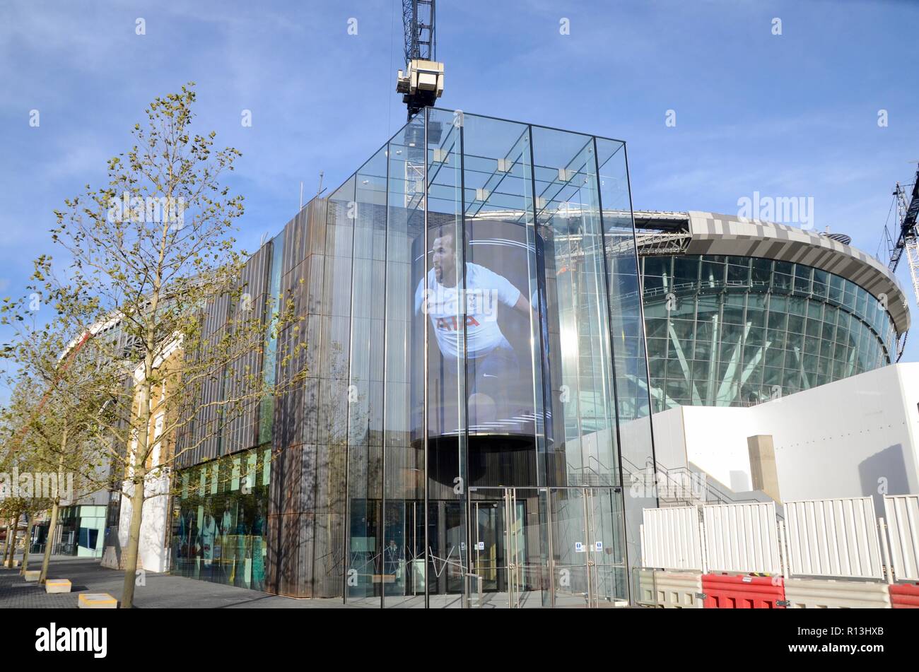 Le nouveau stade du Tottenham en construction à tottenham haringey N17 au nord de Londres Banque D'Images