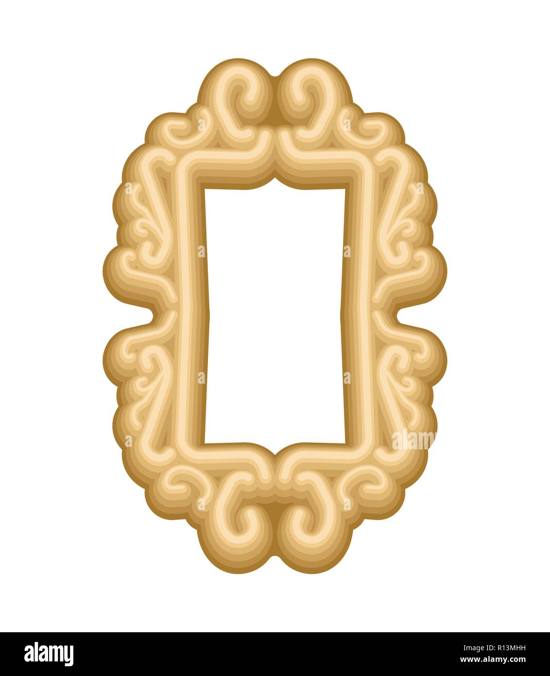 Image style royal. Modèle de conception de Royal. Richement décorée. Vector illustration Illustration de Vecteur